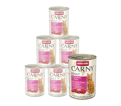 animonda CARNY® Nassfutter Adult für Katzen, 6 x 400 g