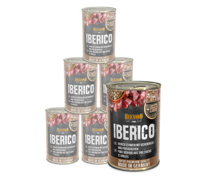 BELCANDO® Nassfutter Iberico Schwein mit Kichererbsen & Preiselbeeren