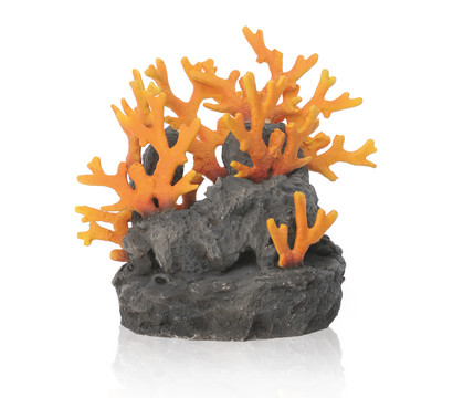biOrb® Aquariumdeko Lavagestein mit Feuerkoralle Ornament