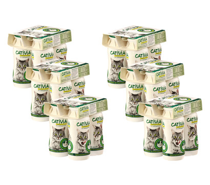 Cativia Katzensnack Katzenmilch, 6 x 4 Flaschen