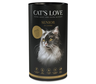 Cat's Love Trockenfutter Senior Ente, 6x1kg