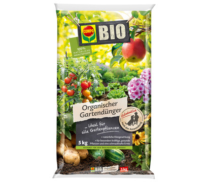 COMPO BIO Organischer Gartendünger, 5 kg