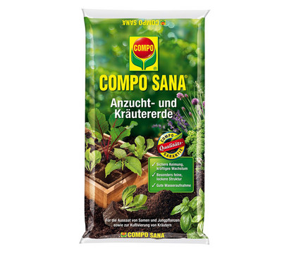 COMPO SANA® Anzucht- und Kräutererde, 5 l