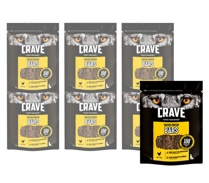 CRAVE™ Hundesnack Protein Bars, Huhn, 7 x 76 g
