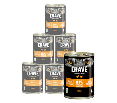 CRAVE™ Nassfutter für Hunde Adult, 6 x 400 g