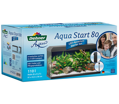 zuurgraad graan hoe vaak Dehner Aqua Aquarium-Set Aqua Start 80, 110 l, ca. B81/H45/T36 cm | Dehner