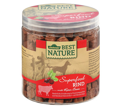 Dehner Best Nature Hundesnack Superfood Rind mit Roter Beete