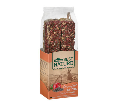 Dehner Best Nature Nagersnack Superfood Sticks Chia & Granatapfel