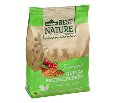 Dehner Best Nature Trockenfutter Junior Superfood Quinoa Preiselbeeren