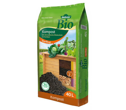Dehner Bio Hochbeet-Kompost, 40 l