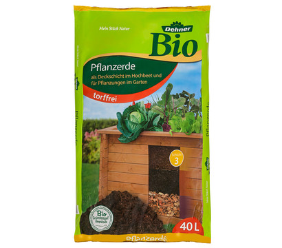 Dehner Bio Hochbeet-Pflanzerde, 40 l
