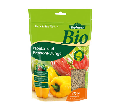 Dehner Bio Paprika- und Peperoni-Dünger, 750 g