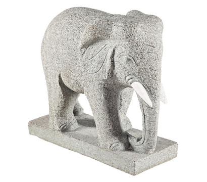 Dehner Granit-Elefant, ca. B50/H49/T23 cm
