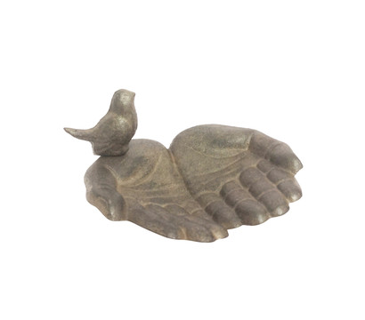 Dehner Gusseisen-Vogeltränke Hand, ca. H8 cm