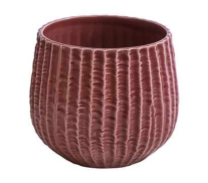 Dehner Keramik-Übertopf Chloe, bauchig, rosa