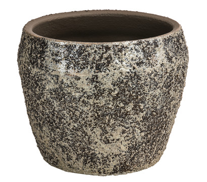 Dehner Keramik-Übertopf Godi, bauchig, ca. Ø17 cm