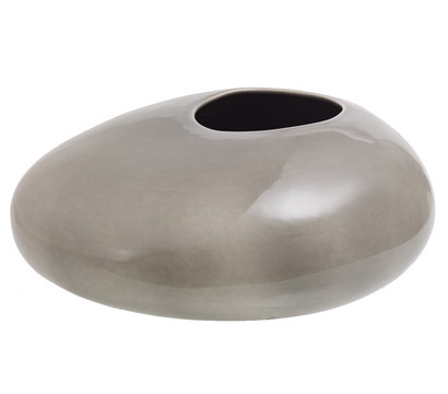 Dehner Keramik-Übertopf Stone, oval, B36/H13/T37 cm