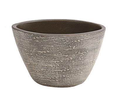 Dehner Keramik-Jardiniere Kenia, oval, braun