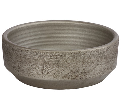 Dehner Keramik-Schale Kane, rund, braun, ca. Ø24/H9 cm