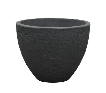 Dehner Kunststoff-Topf Stone, anthrazit