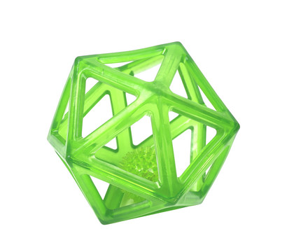 Dehner Lieblinge Hundespielzeug Blinky Polygon, grün, ca. B14/H14/T14 cm