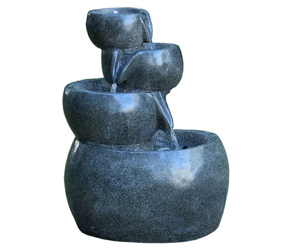 Dehner Polyresin-Gartenbrunnen Bowl, ca. B49/H66/T42 cm