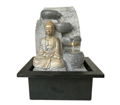 Dehner Polyresin-Zimmerbrunnen Buddha