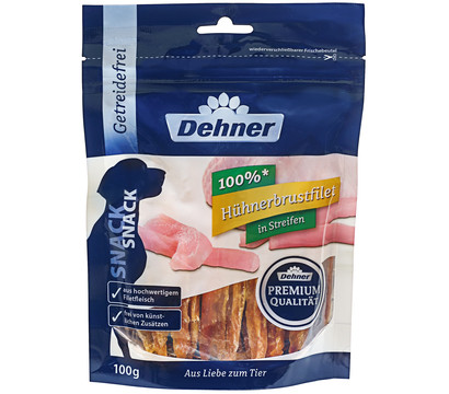 Dehner Premium Hundesnack Hühnerbrust Streifen