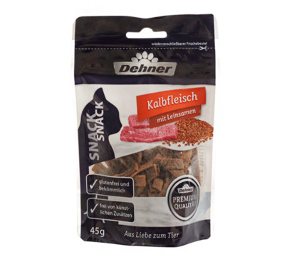 Dehner Premium Katzensnack Kalbfleisch, 45 g
