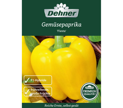 Dehner Premium Samen Gemüsepaprika 'Fiesta'