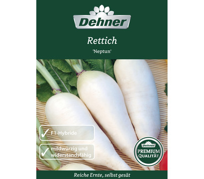 Dehner Premium Samen Rettich 'Neptun'