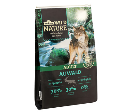 Dehner Wild Nature Trockenfutter für Hunde Auwald Adult
