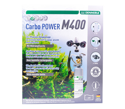 DENNERLE CO2 Pflanzendünge-Set Mehrweg CarboPOWER M400