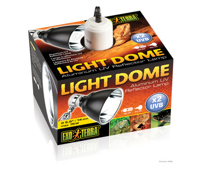 Exo Terra® Light Dome Aluminium UV Reflektorlampe