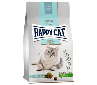 Happy Cat Trockenfutter für Katzen Sensitive Haut & fell