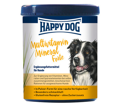 Happy Dog Ergänzungsfutter für Hunde Multivitamin Mineral Forte, 1 kg