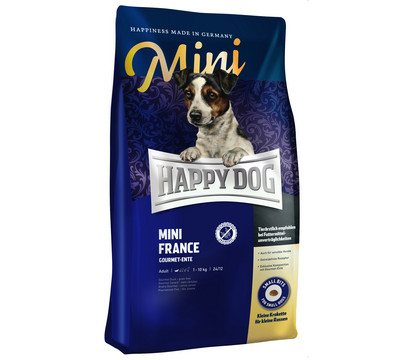 Happy Dog Trockenfutter für Hunde Mini France, Ente, 4 kg