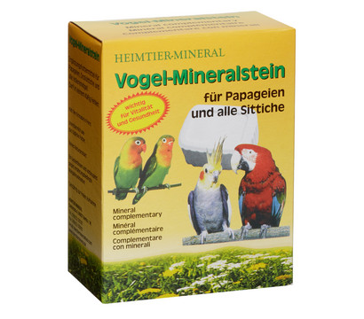 Heimtier-Mineral Mineralstein für Papageien und Sittiche, 1 Stk.