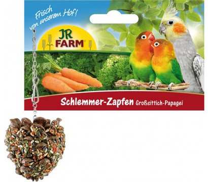 JR FARM Schlemmer-Zapfen Großsittiche & Papageien, 195g