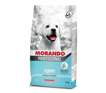 MORANDO Professional Trockenfutter für Hunde Junior, Huhn, 4 kg