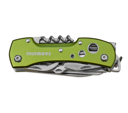 munkees® Edelstahl-Taschenmesser LED, ca. B9,5/H1,6/T3,1 cm