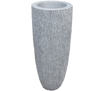 Roto Kunststoff-Blumentopf Samba, konisch, Ø 48 cm, grau