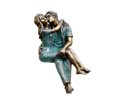 Rottenecker Bronzefigur Paar junges Glück