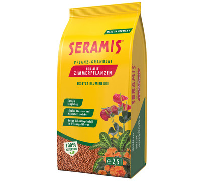 Seramis 2 x 15 l Pflanz-Granulat für Zimmerpflanzen je 2 Gießanzeiger gratis 