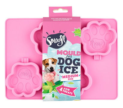 Smoofl Hunde-Eiscremeform Medium, pink