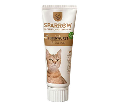 SPARROW Pet Katzensnack Leberwurstpaste