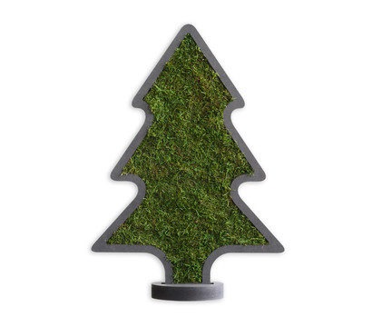 styleGREEN Weihnachtsbaum aus Waldmoos, ca. B27/H37/T2 cm