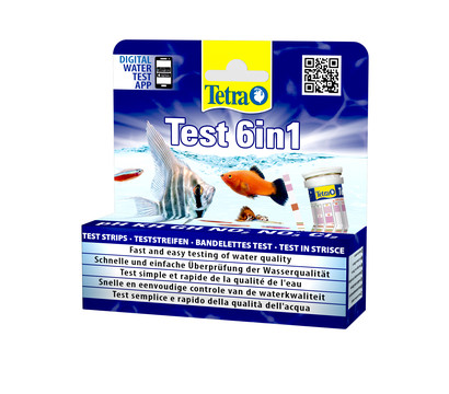 Tetra Wassertest Test 6in1 Teststreifen
