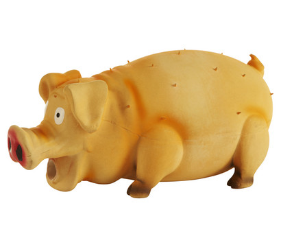 Trixie Hundespielzeug Latex-Borstenschwein, 21 cm