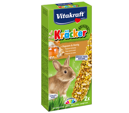 Vitakraft® Nagersnack Kräcker® Original, Popcorn & Honig